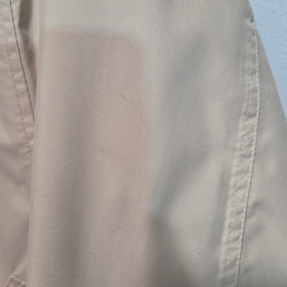 Lands End Womens Tan Trench Coat Classic Neutral Capsule Timeless Utility Size S - Picture 9 of 12